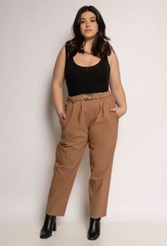 Immagine di STRETCH TROUSER WITH DARTS AND BELT